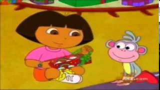 Dora The Explorer Christmas Special-Dora Is Open A Gift Into Wtf Boom