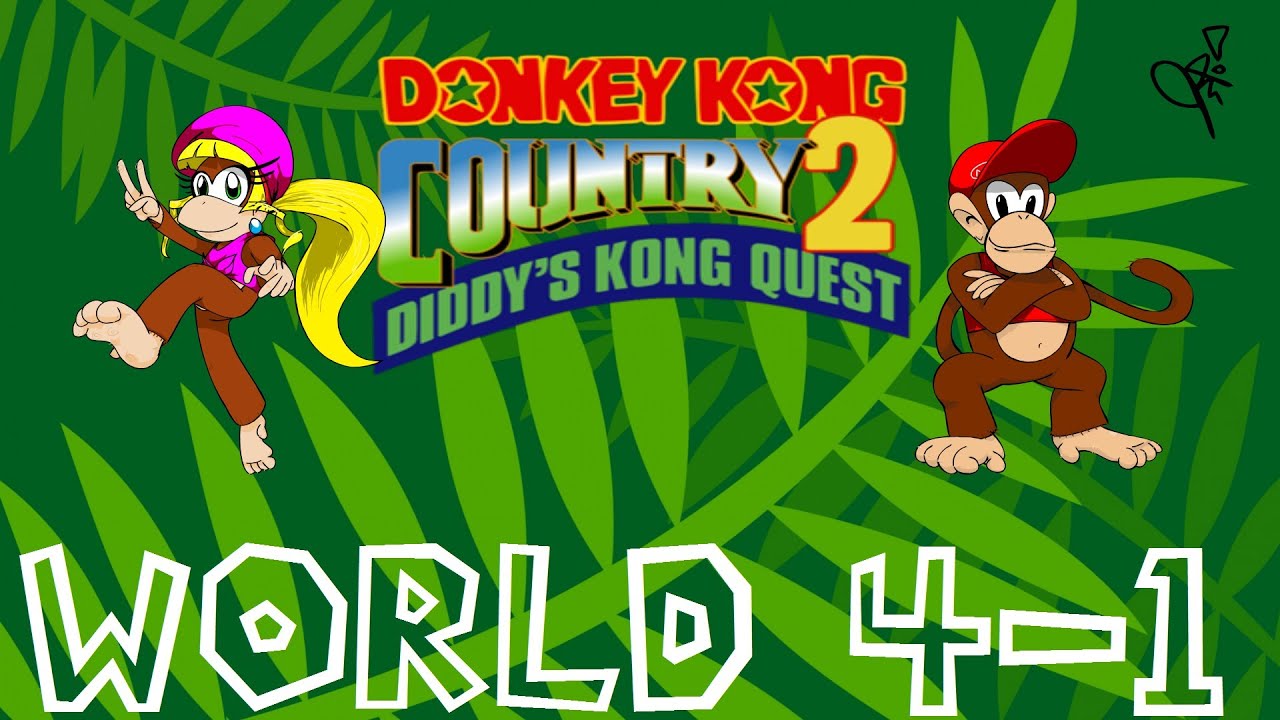 Donkey Kong Country 2 -- World 4-1: Hornet Hole