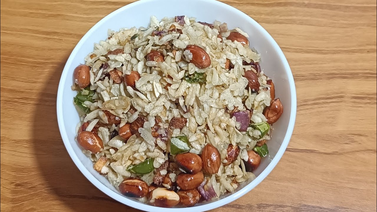 Poha Ried Fried poha namkeen chivda recipe 😋👍 @Pinkirecipe - YouTube