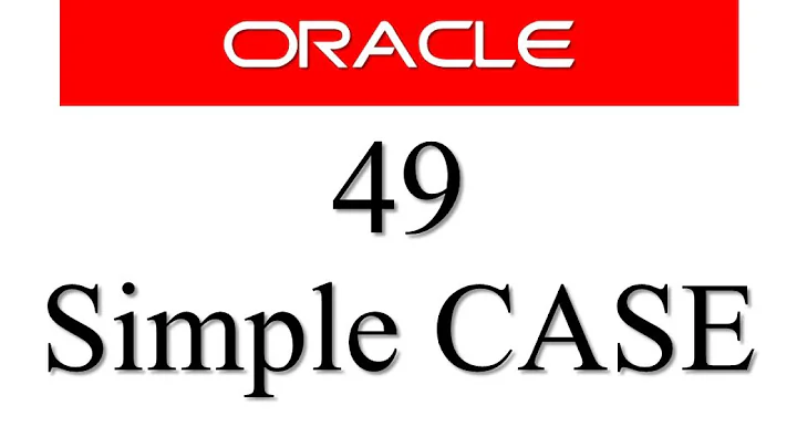 Oracle sql case. Oracle if then else.