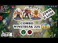 COMBO WINTSTREAK 22X 😱😱  |  AUTOCHESS MOBILE | MRTYPO