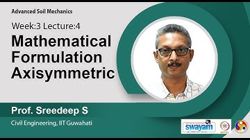 Lec 15 : Mathematical formulation axisymmetric