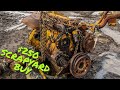 Tearing down a 10.5 liter Caterpillar Diesel for a 977L track loader