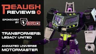 Video Review: Transformers Legacy United - Animated Universe Decepticon MOTORMASTER