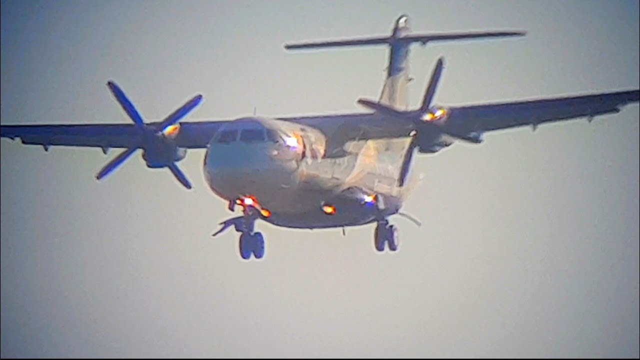 ATR 42 Landing At Danger Airport - YouTube