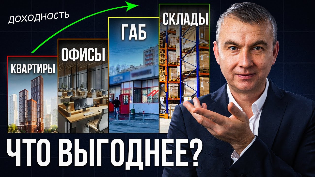 СКЛАДЫ приносят больше чем КВАРТИРЫ, ОФИСЫ и ГАБы? ВСЯ ПРАВДА для инвесторов
