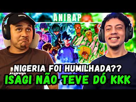 (SOBROU NADA PARA A NIGERIA) REACT ♪ Japão X Nigéria (Blue Lock) | Copa do Mundo PT 1 | AniRap