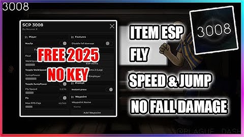 ROBLOX : SCP 3008 Script - ITEM ESP | FLY | ANTI DAMAGE 2025 (NO KEY)