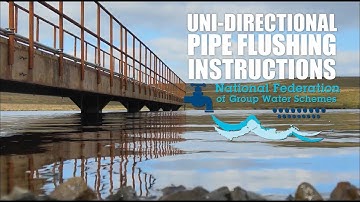 Uni-directional flushing instructional video