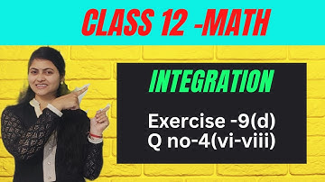 Exercise 9dQ.4 |Element of mathematics class 12|Integration in odia chapter 9
