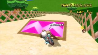 [MKW TAS] Underground Sky v0.5 Lap 1 - 2:13.884 (prelim)