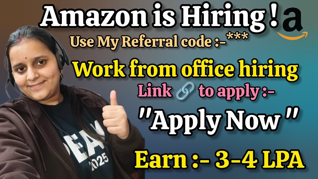 Amazon Hiring Alert 🚨 | Apply with Referral😱 | Full Update l Job ...