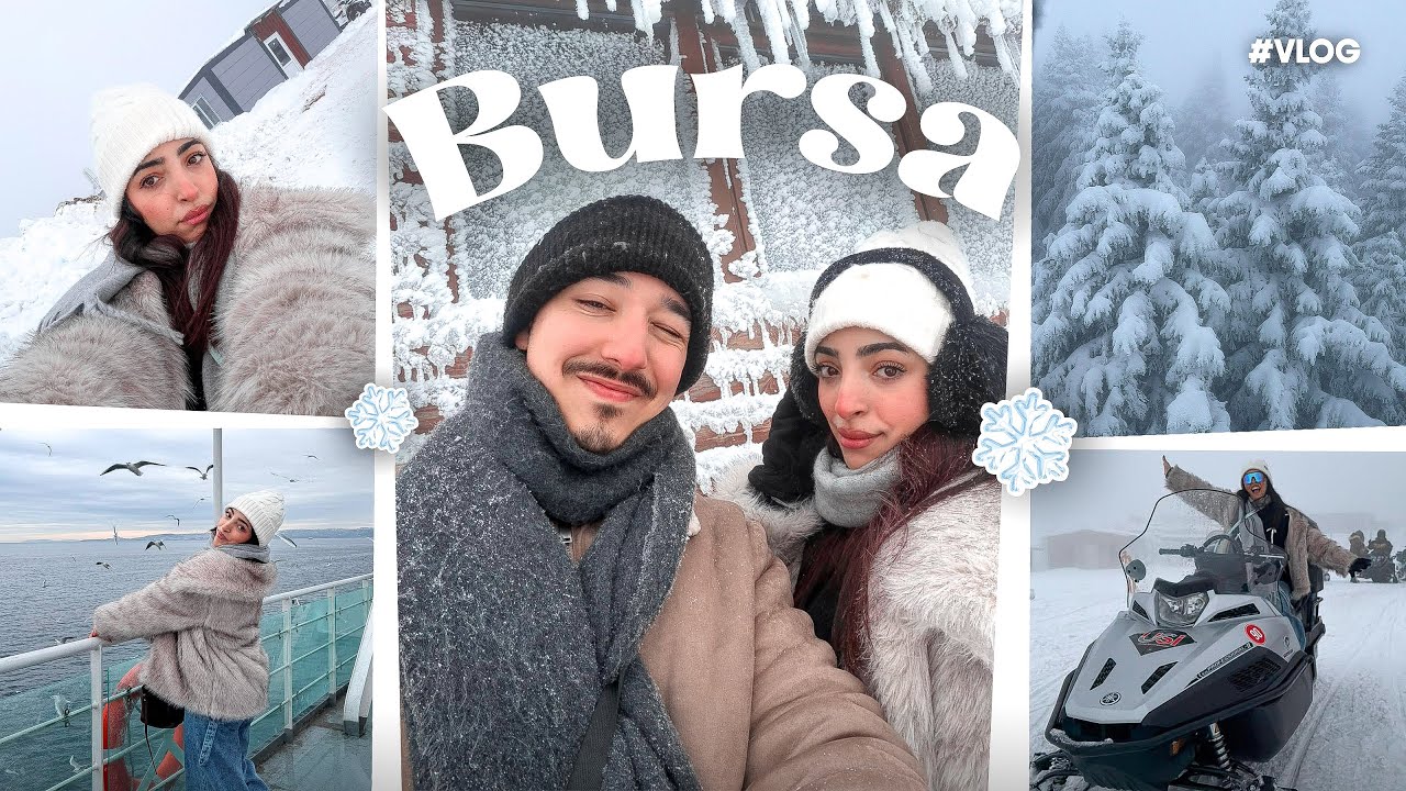 Turkey vlog 🇹🇷 | part4 طلعنا لأعلى قمة جبل فبورصا 🗻| دوزنا نهار واعر 😍❄️