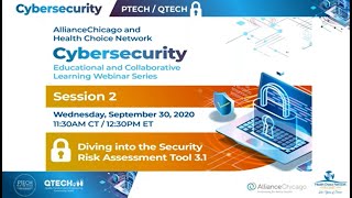 Cybersecurity Session 2: Diving Into the Security Risk Assessment Tool 3.1
