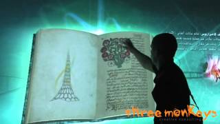 KAUST inauguration - Interactive walls with touch-less interaction and crowd tracking
