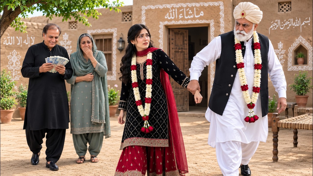 Paison Ke Liye Zalim Baap Ne Apni Hi Sagi Beti Ka Nikah Buzurg Chaudhry Se Kar Diya…Phir Jo Hua!”🔥