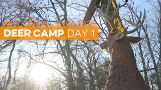 WISCONSIN DEER GUN OPENER 2020 - Deer Camp Life - Day 1