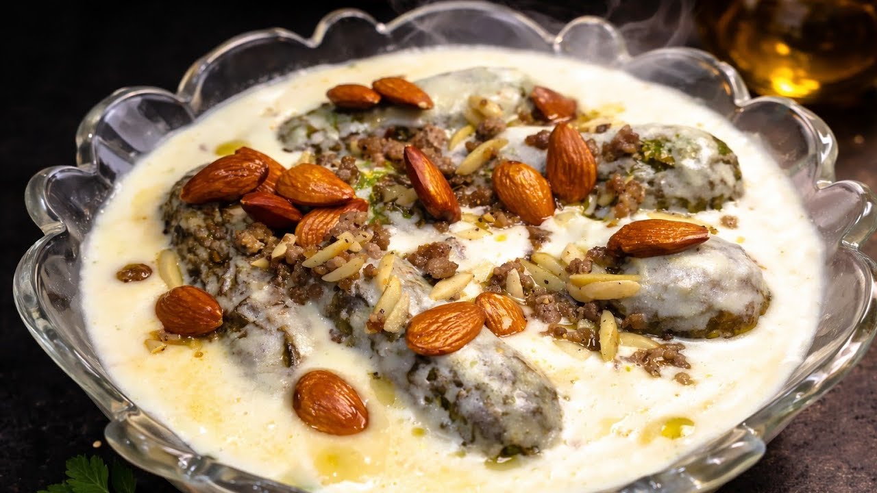 طريقة عمل شيخ المحشي مثل المطاعم مع سر تماسك اللبن 👌