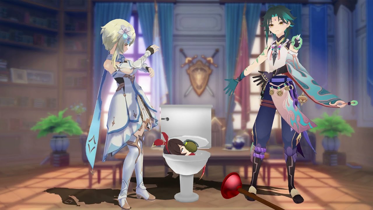 Xiao takes plunging to the NEXT LEVEL... | Genshin Impact Animation