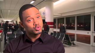 Baggage Claim: Terrence Jenkins "Fiance" On Set Movie Interview | ScreenSlam