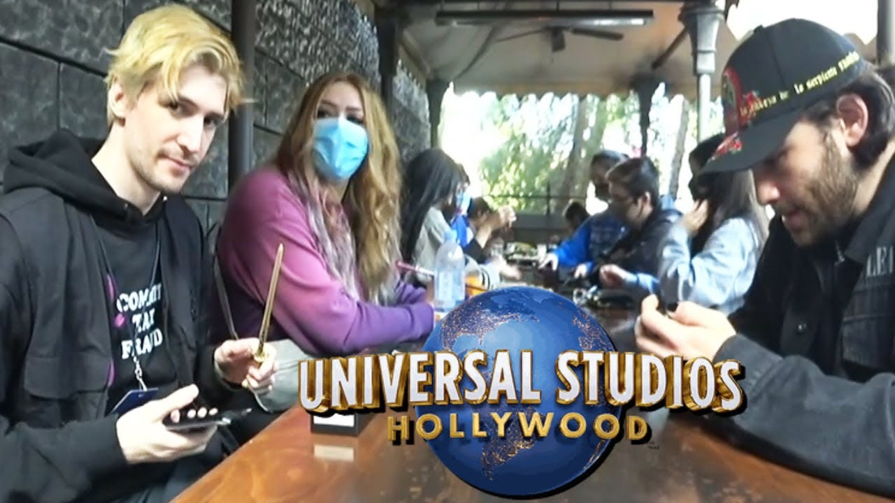 UNIVERSAL STUDIOS HOLLYWOOD ft. Ludwig, Adept, Hasan, Sykkuno, QTCinderella, Shroud + More!