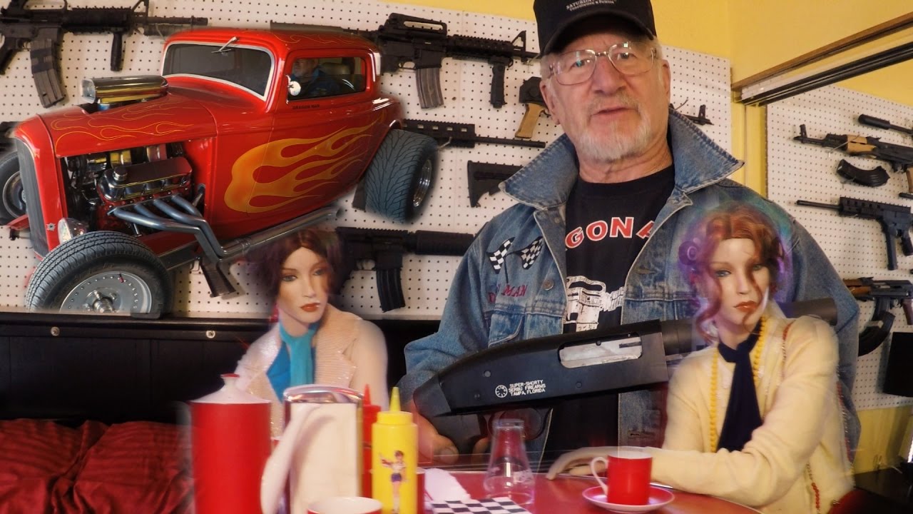 Most Armed Man in America Home and some of his oldies Museum hot rods bateria