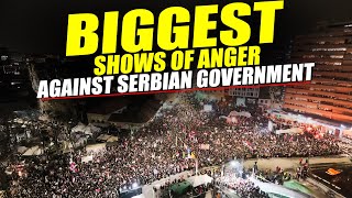 Biggest shows of anger against Serbian government | Serbians protested in central city of Kragujevac