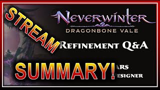 Dev Q&A! Account-Wide RP, Weap Armor Illusions, Tradebar Enchants, Shirt & Pants Kits - Neverwinter Dev Q&A! Account-Wide RP, Weap Armor Illusions, Tradebar Enchants, Shirt & Pants Kits - Neverwinter