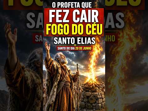 O Profeta que Fez Cair Fogo do Céu — Santo Elias — Santo do Dia 20 de Julho