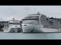 MSC World Europa in partenza da Genova