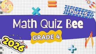 Details 2026 Math Quiz Bee for Grade 4 | Part 5 | Quiz by brainYs Guide