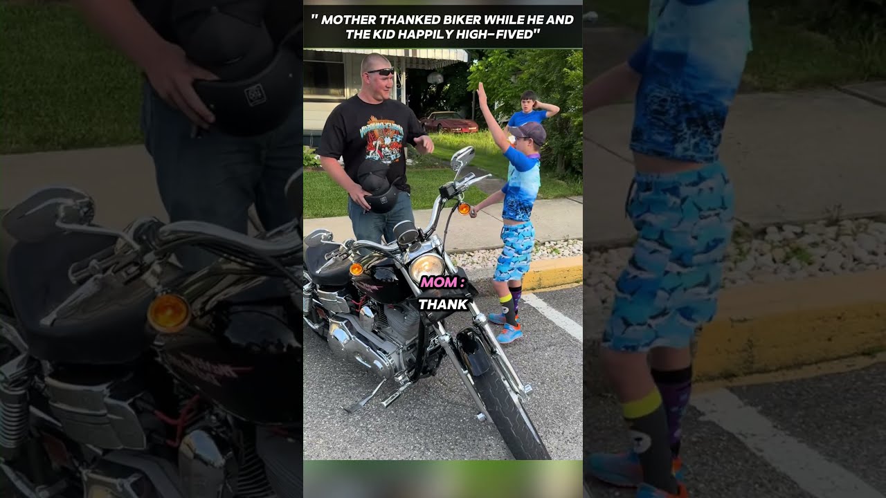 Biker Raises a Future Legend 😳