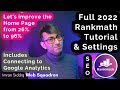 Full Complete RankMath SEO Tutorial 2022 with Google Analytics Setup and Home Page SEO Improvement