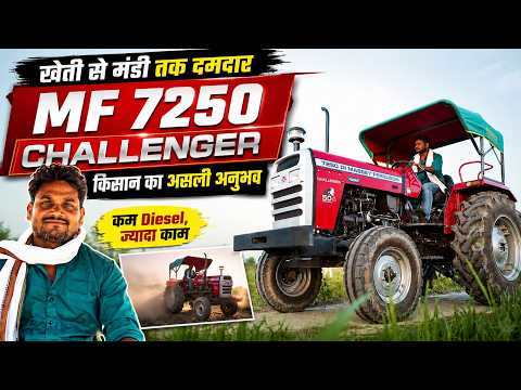 MF 7250 Challenger | खेती से मंडी तक दमदार प्रदर्शन | किसान का असली अनुभव
