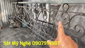 Hướng Dẫn Làm Lan Can Sắt Mỹ Thuật Đẹp - Mẫu Lan Can Ban Công Sắt Mỹ Thuật .