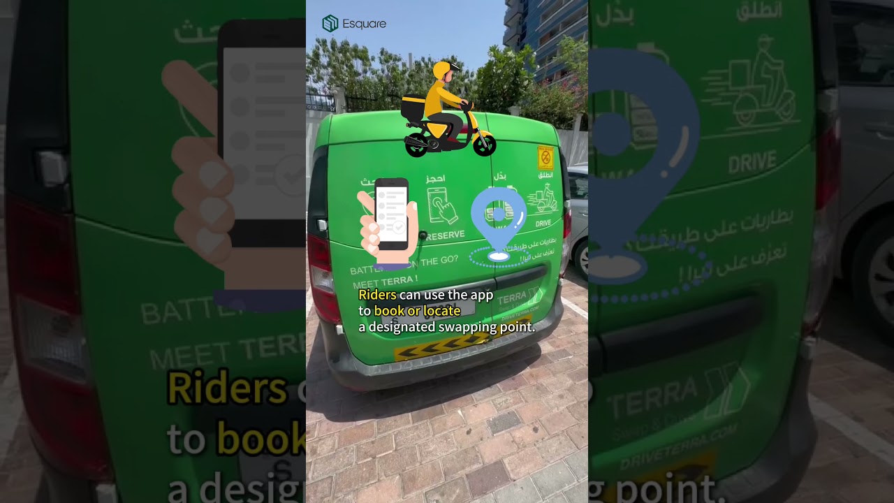 mobile battery swap station