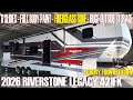 NEW 2026 Riverstone Legacy 421FK luxury Front Kitchen Fifth Wheel by Forestriver at Couchs RV Nation