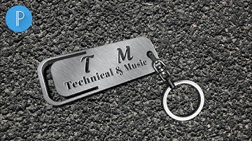 How To Create A Keychain Design In || Pixellab || 3D Logo Design Tutorial 2020