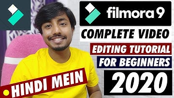 Filmora 9.3 (2020) Complete Video Editing Tutorial For Beginners in Hindi 2020.