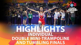 Menโs & Womenโs Individual Tumbling Finals and DMT Finals Highlights