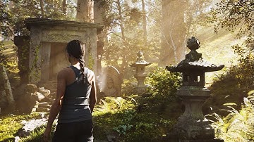 Ingame  Japanese Shrine Path scene Unreal Engine 5 Lumen and Nanite