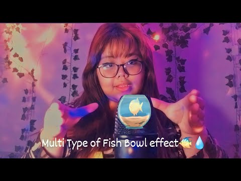 Fish bowl effect 🐠🔮 but it includes different water sounds💧🌊🧊 { No talking } Layered Sounds🧚‍♀️