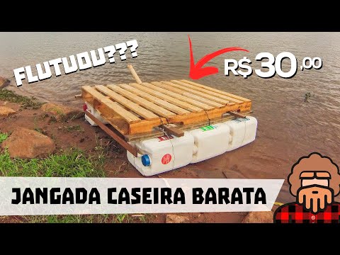 JANGADA CASEIRA BARATA POR APENAS 30 REAIS - FLUTUOU? | MADE IN NÔMADES