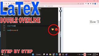 ✅ How To Double Overline In LaTeX 🔴