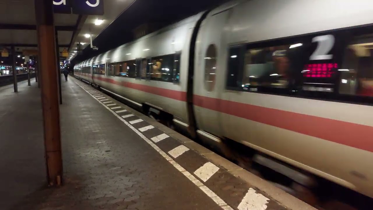 ICE 1556 Einfahrt in Fulda Teil 2 bis 4