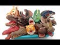 20 Dinosaur Big Heads! Learn Dinosaur Names For Kids - T-Rex, Triceratops, Raptor Hand Puppet Toys