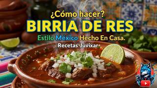 🍖🌶️ ¡Aprende a preparar la auténtica BIRRIA DE RES estilo Jalisco! 🌶️🍖