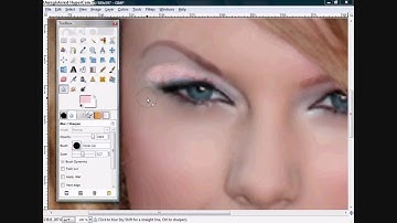 Taylor Swift makeover (Gimp).