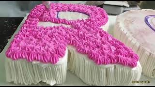 HOW TO MAKE A BUTTER CREAM NAME LETTERS CAKE screenshot 5