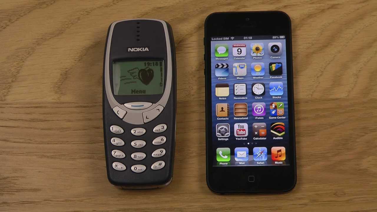 Nokia 3310 vs. iPhone 5 - Which Is Faster?